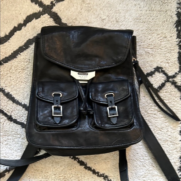 Rag & Bone Small Field Leather Backpack - Picture 2 of 9